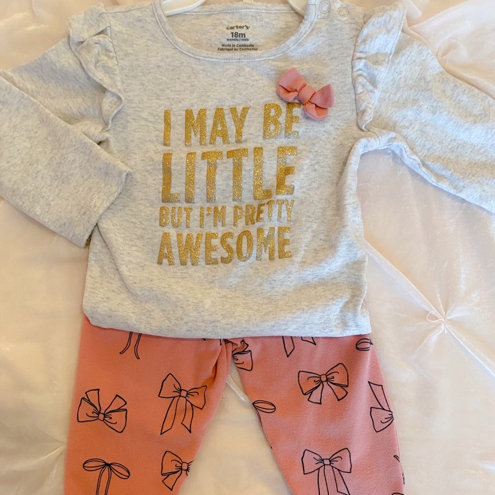 Carter’s 2pc Bow Outfit